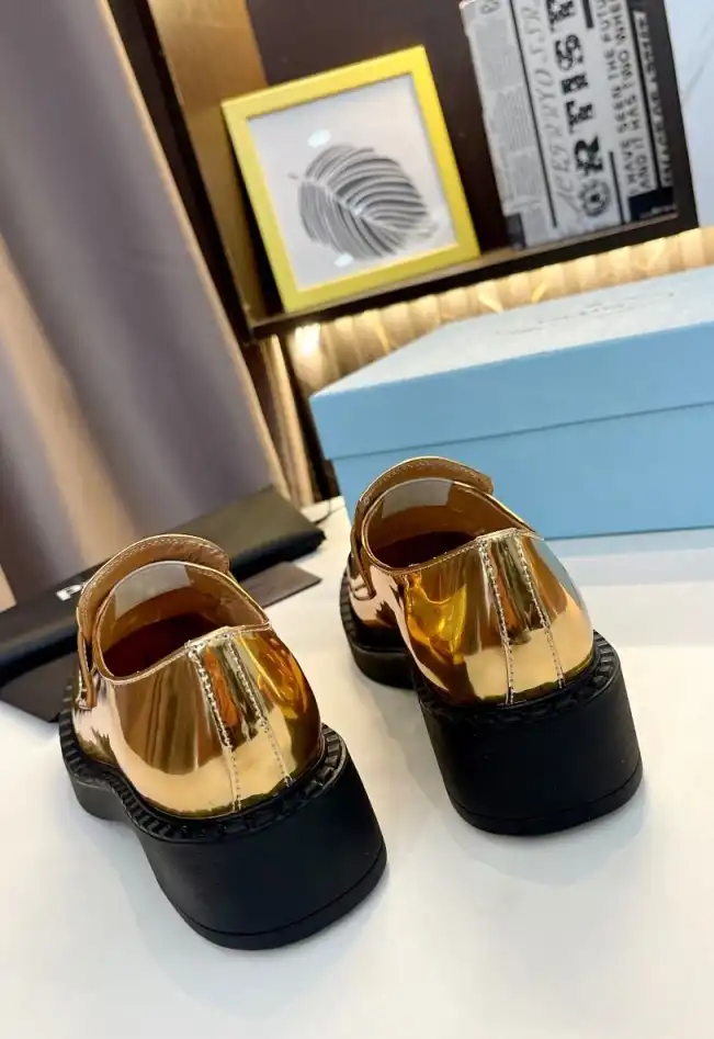 hype Prada Leather Shoes