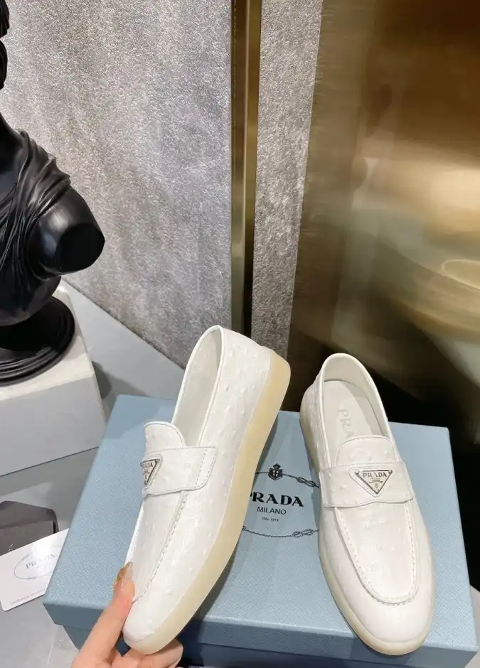 hype Prada Leather Shoes