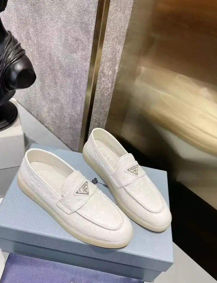 hype Prada Leather Shoes