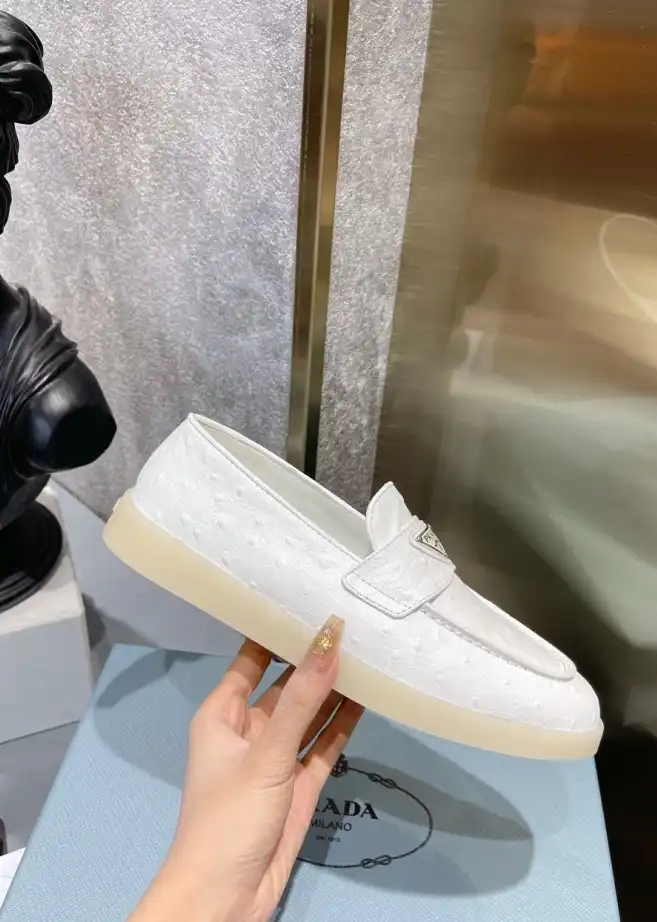 hype Prada Leather Shoes