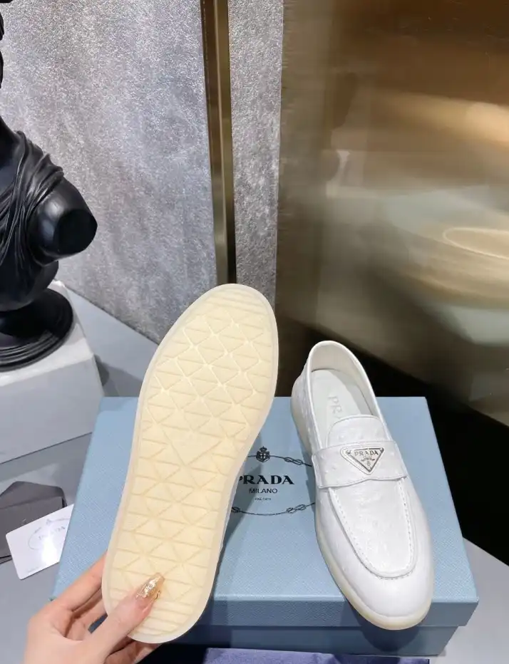 hype Prada Leather Shoes