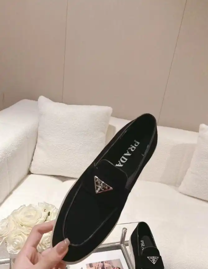 hype Prada Leather Shoes