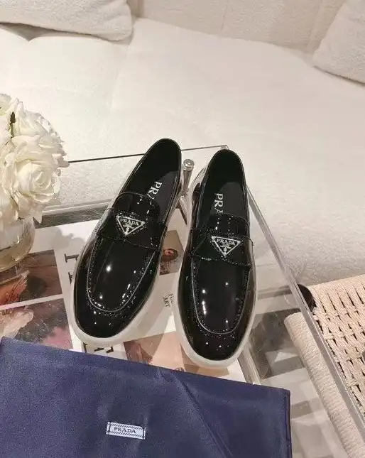 hype Prada Leather Shoes