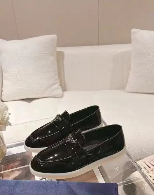 hype Prada Leather Shoes