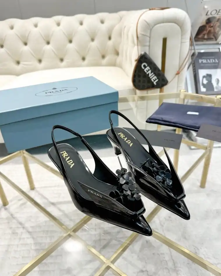 hype Prada flat shoes