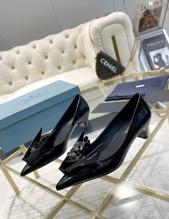 hype Prada flat shoes