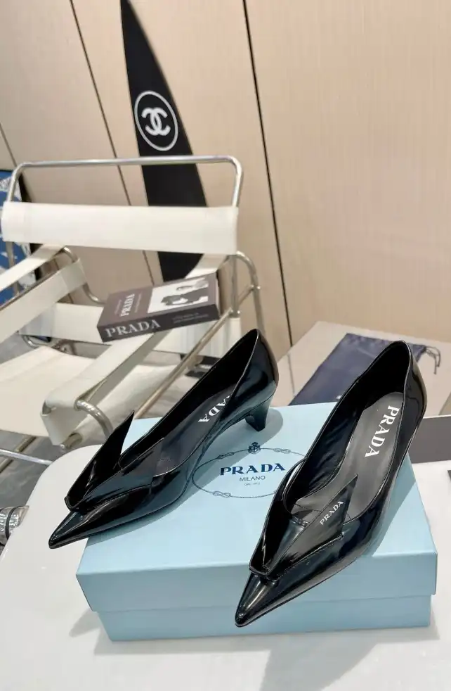 hype Prada flat shoes