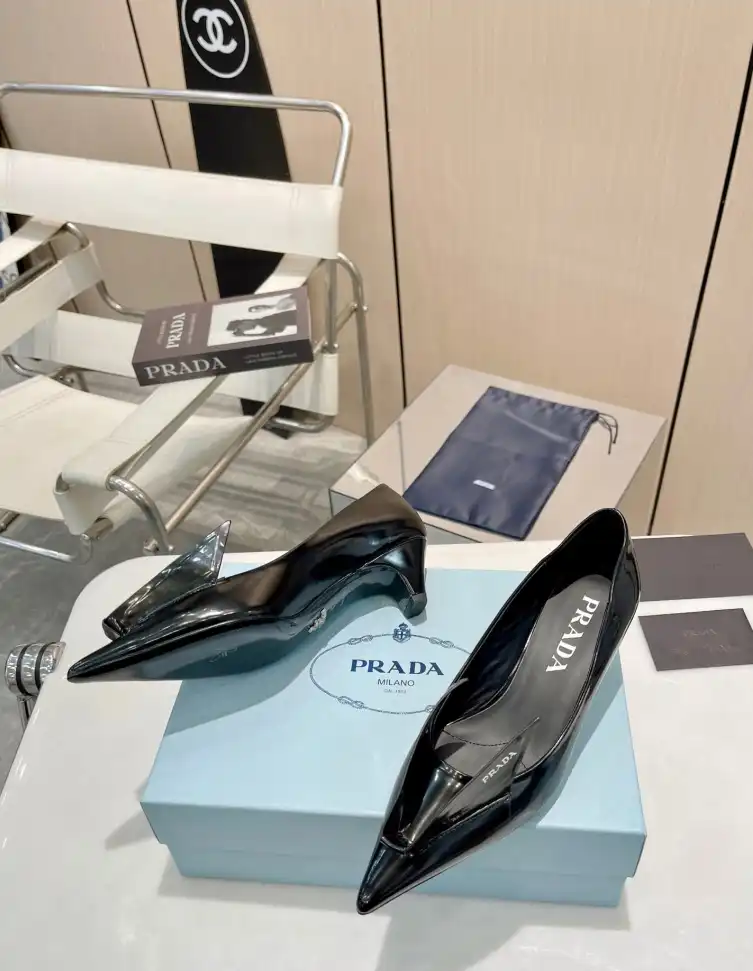 hype Prada flat shoes