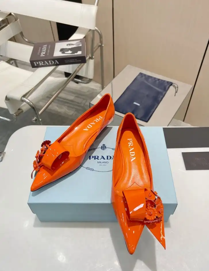 hype Prada flat shoes