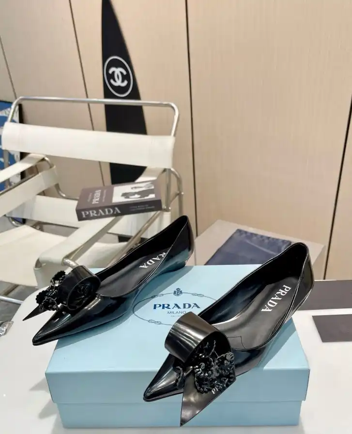 hype Prada flat shoes