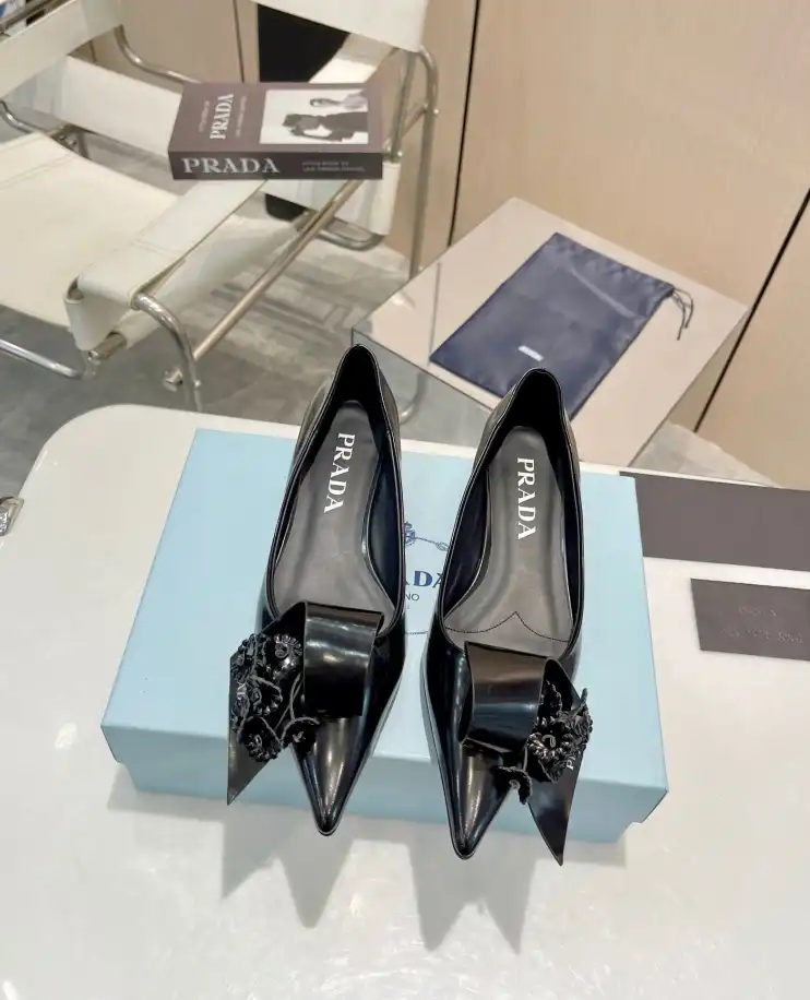 hype Prada flat shoes