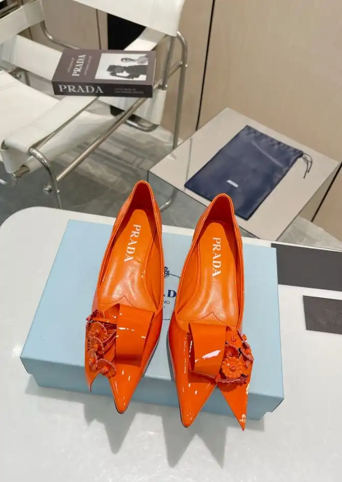 hype Prada flat shoes