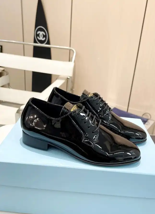 hype Prada Leather Shoes