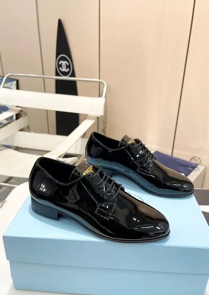 hype Prada Leather Shoes