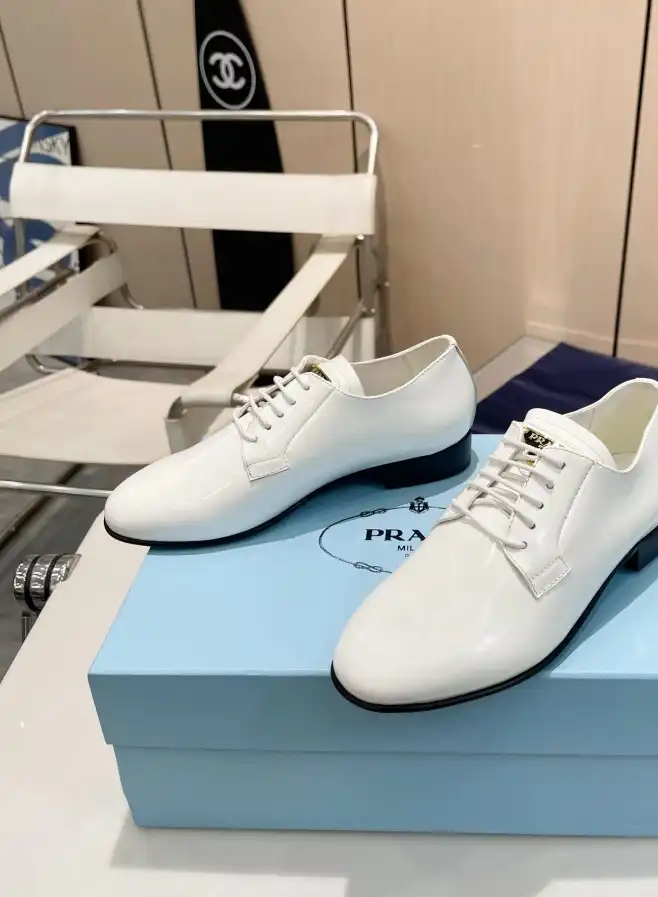 hype Prada Leather Shoes