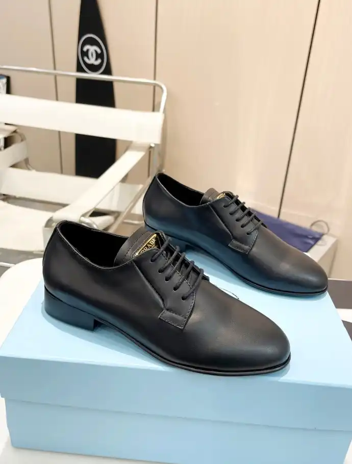 hype Prada Leather Shoes