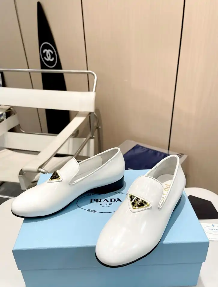 hype Prada Leather Shoes