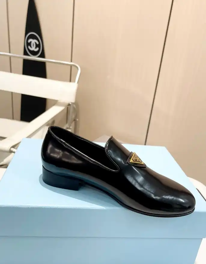 hype Prada Leather Shoes