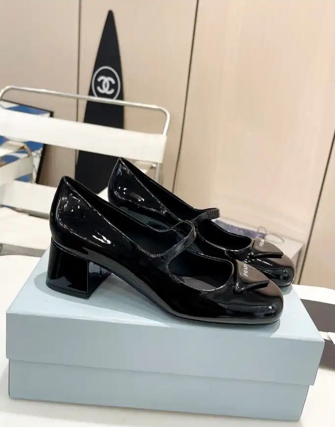 hype Prada Leather Shoes