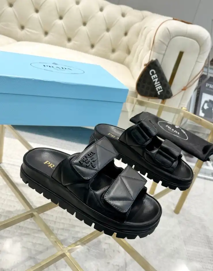 hype Prada Slippers