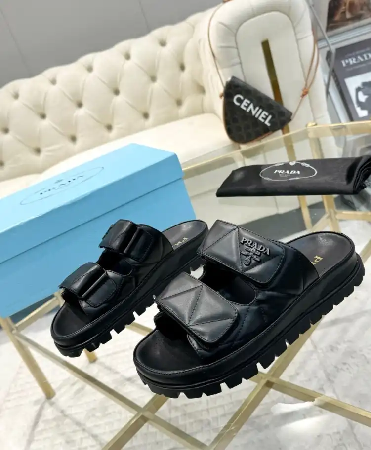 hype Prada Slippers