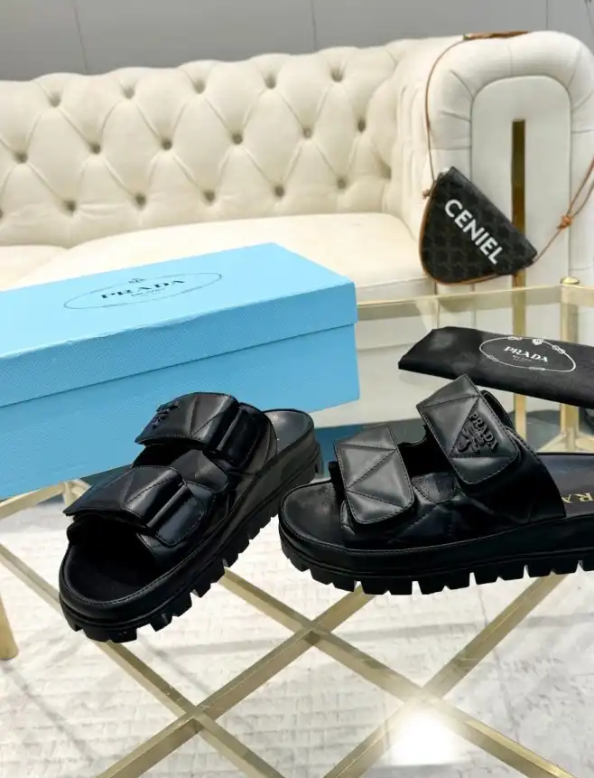 hype Prada Slippers