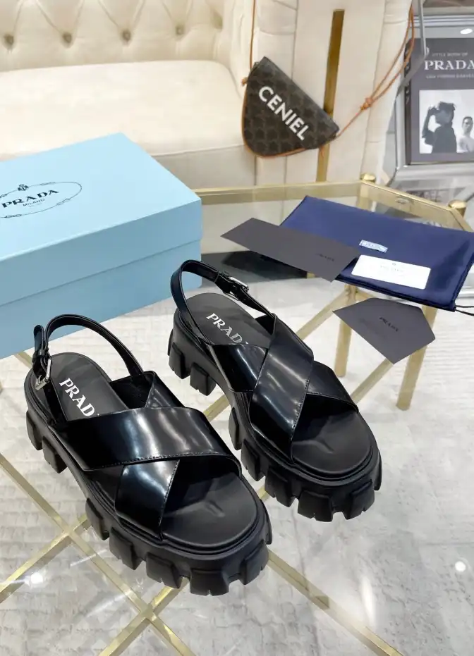 hype Prada Sandals