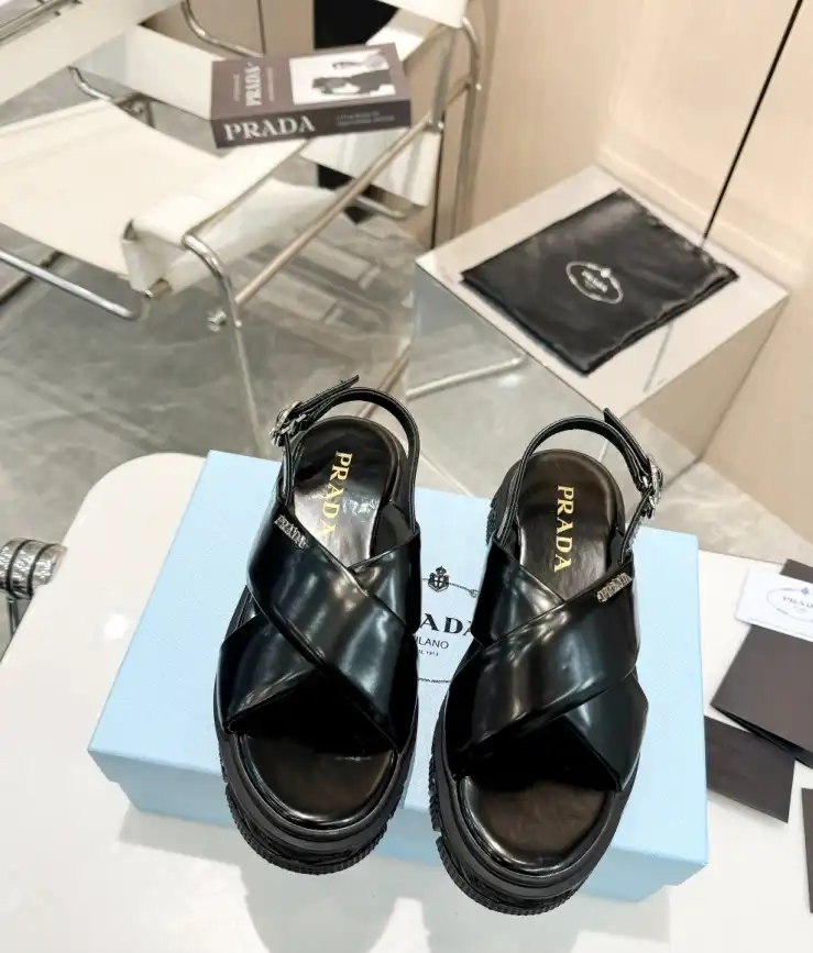 hype Prada Sandals