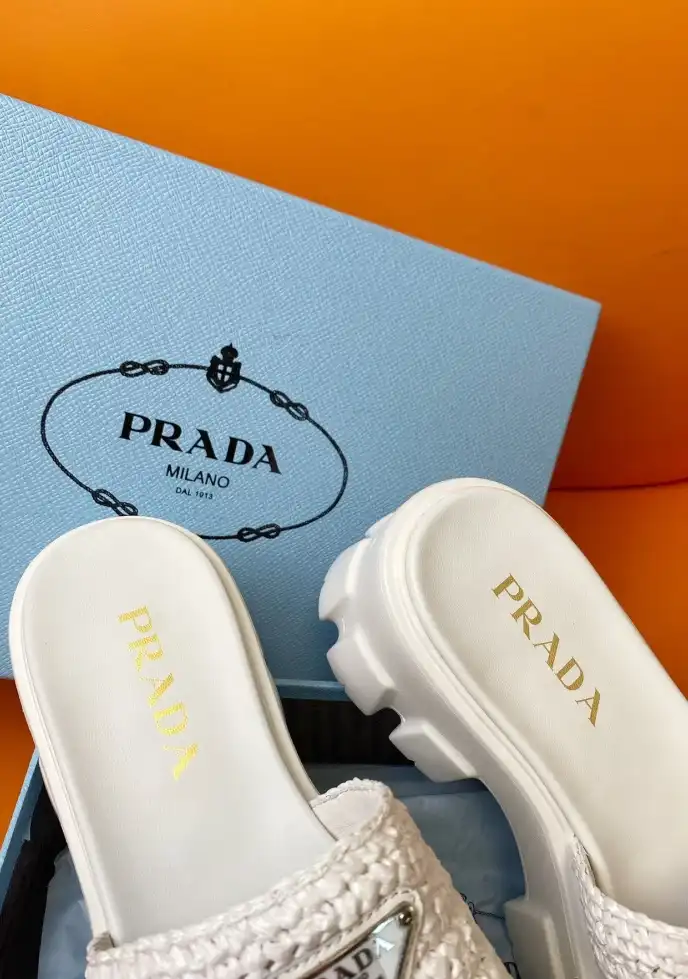 hype Prada Slippers