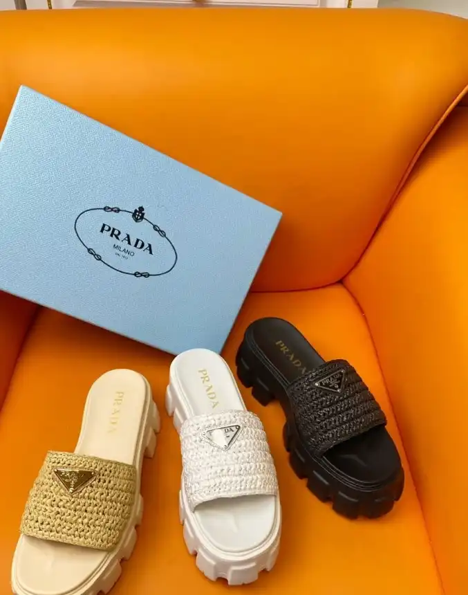 hype Prada Slippers