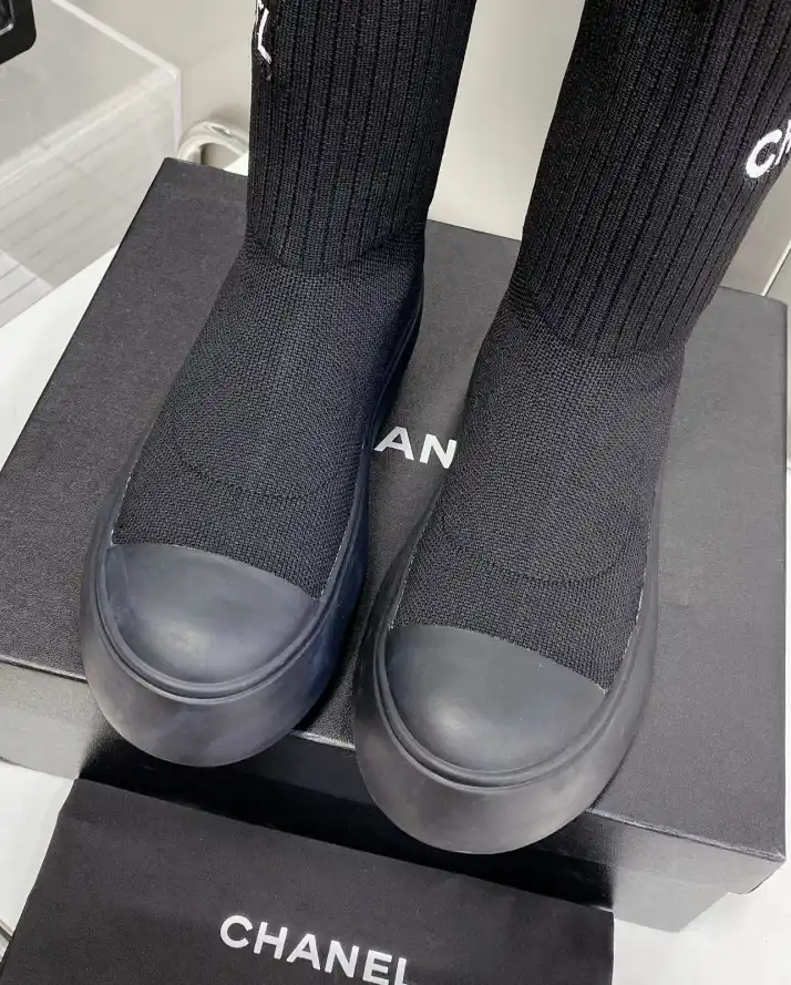 hype Chanel Boots