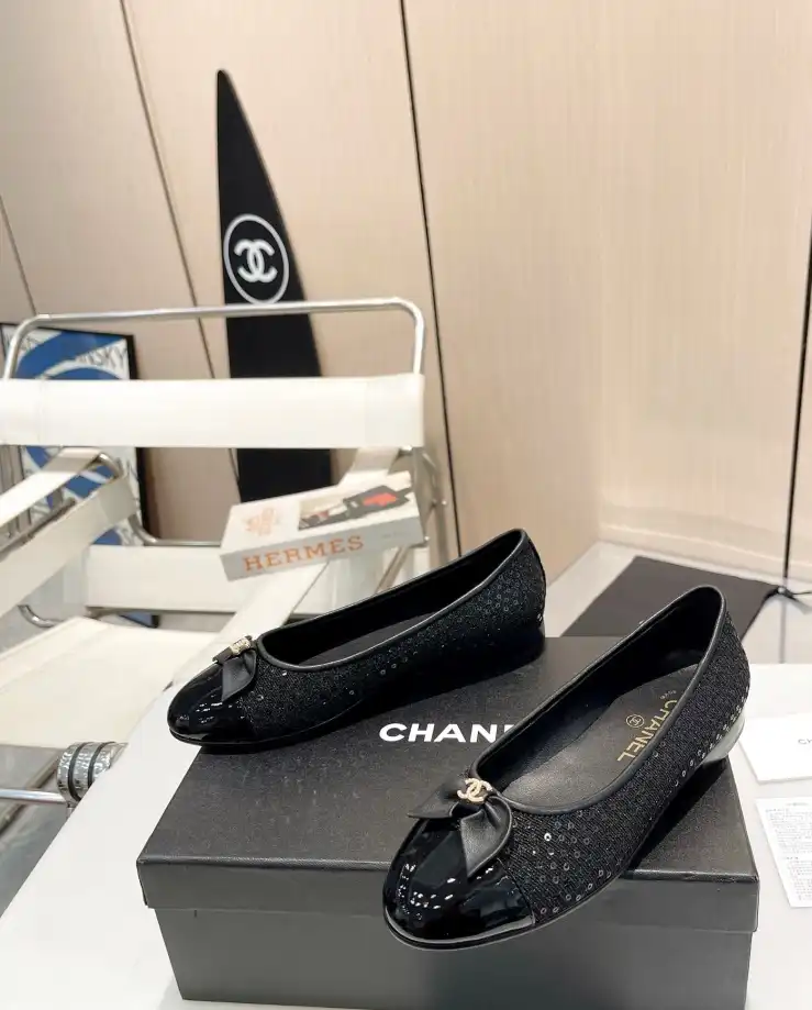 hype Chanel Flat Shoes