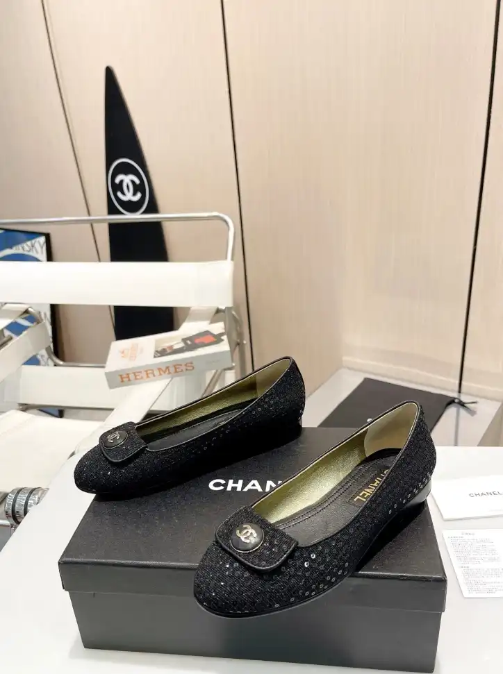 hype Chanel Flat Shoes