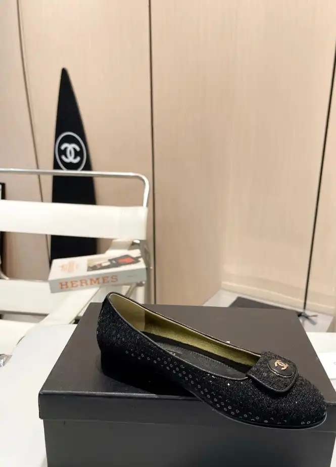 hype Chanel Flat Shoes