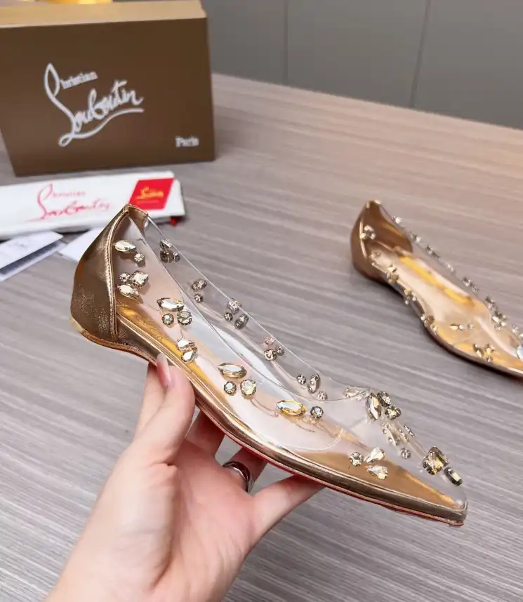 hype Christian Louboutin Flat Shoes