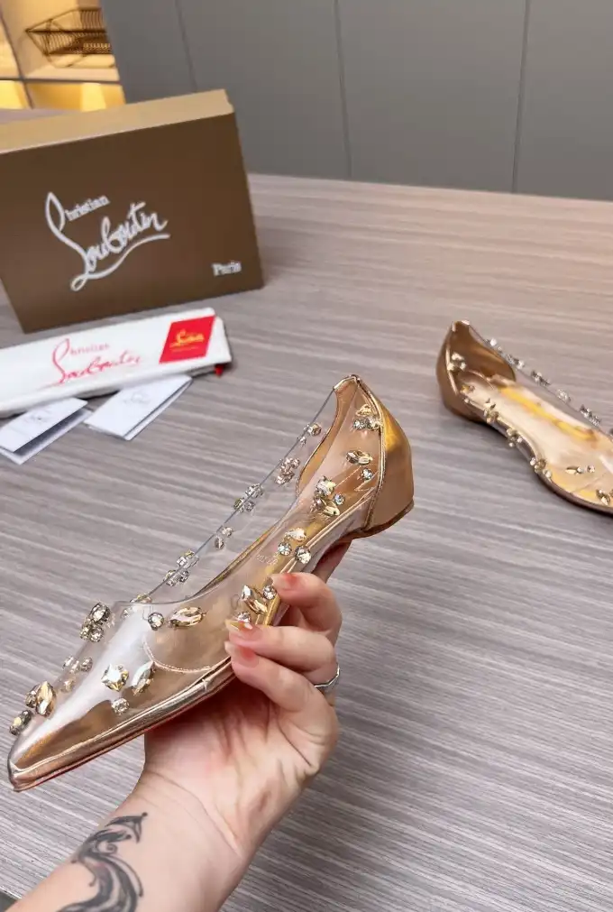 hype Christian Louboutin Flat Shoes