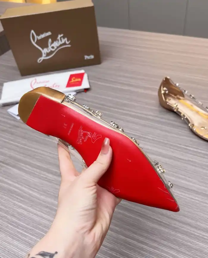 hype Christian Louboutin Flat Shoes