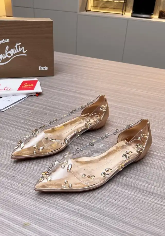 hype Christian Louboutin Flat Shoes