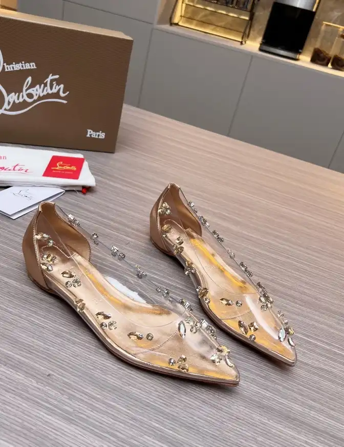 hype Christian Louboutin Flat Shoes