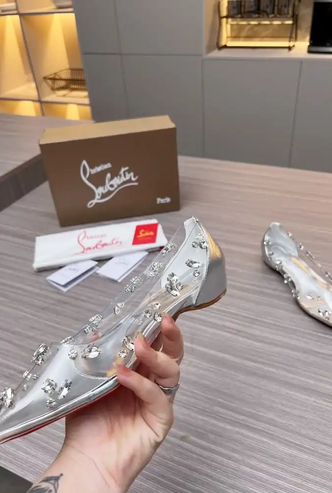 hype Christian Louboutin Flat Shoes