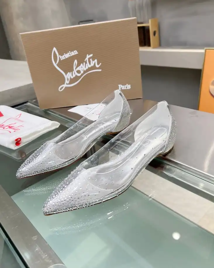 hype Christian Louboutin Flat Shoes