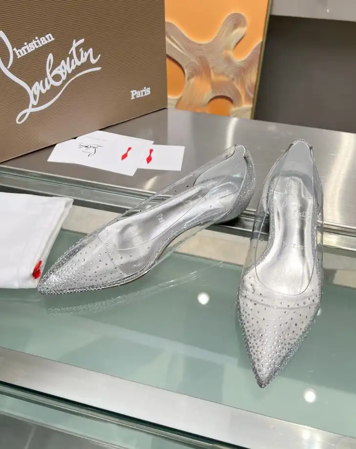 hype Christian Louboutin Flat Shoes