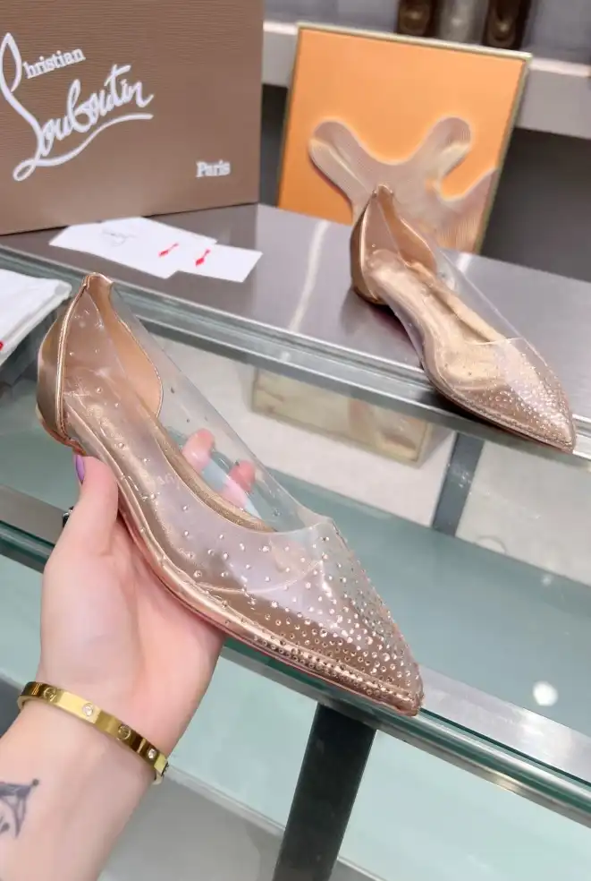 hype Christian Louboutin Flat Shoes