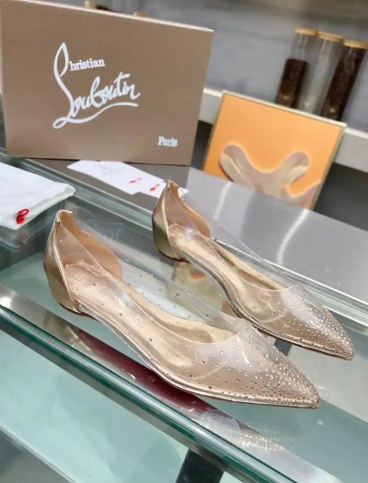 hype Christian Louboutin Flat Shoes