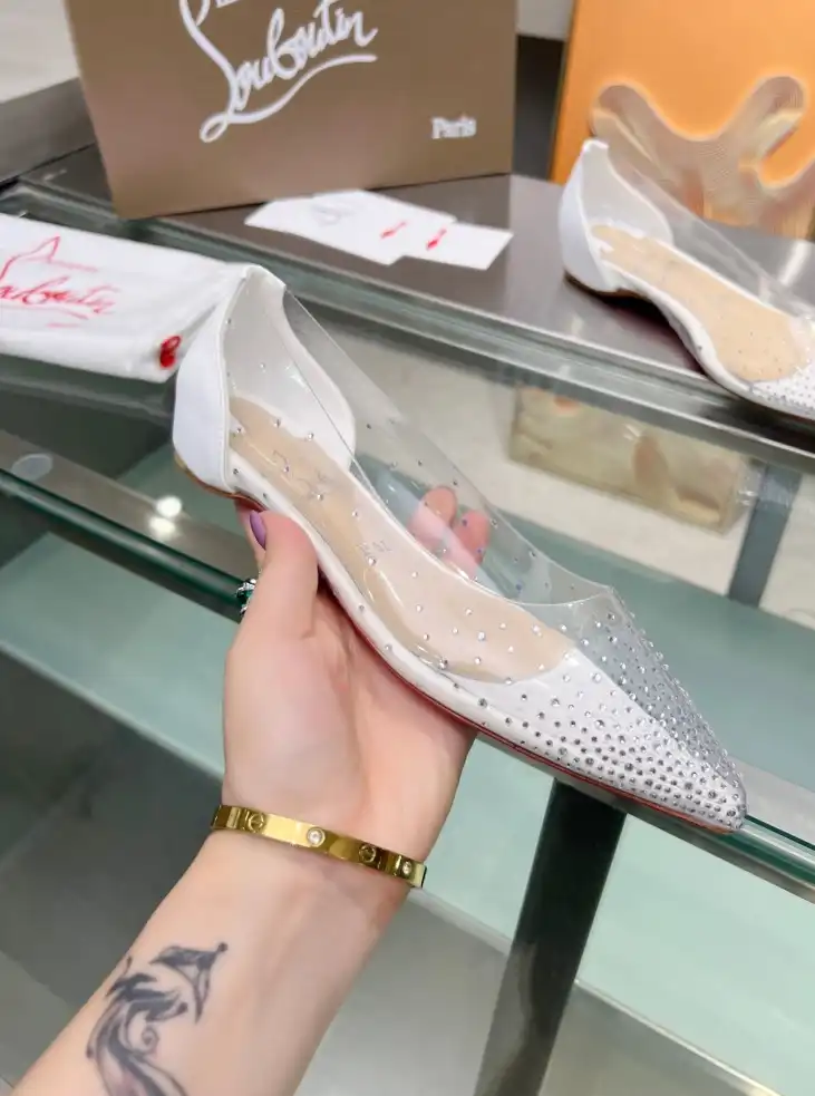 hype Christian Louboutin Flat Shoes