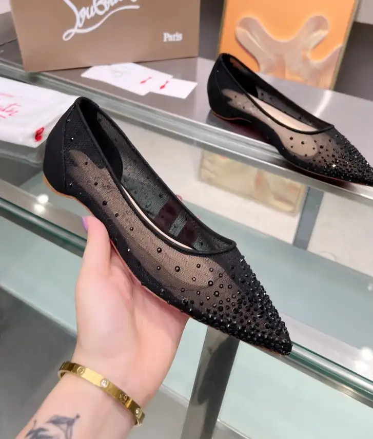 hype Christian Louboutin Flat Shoes