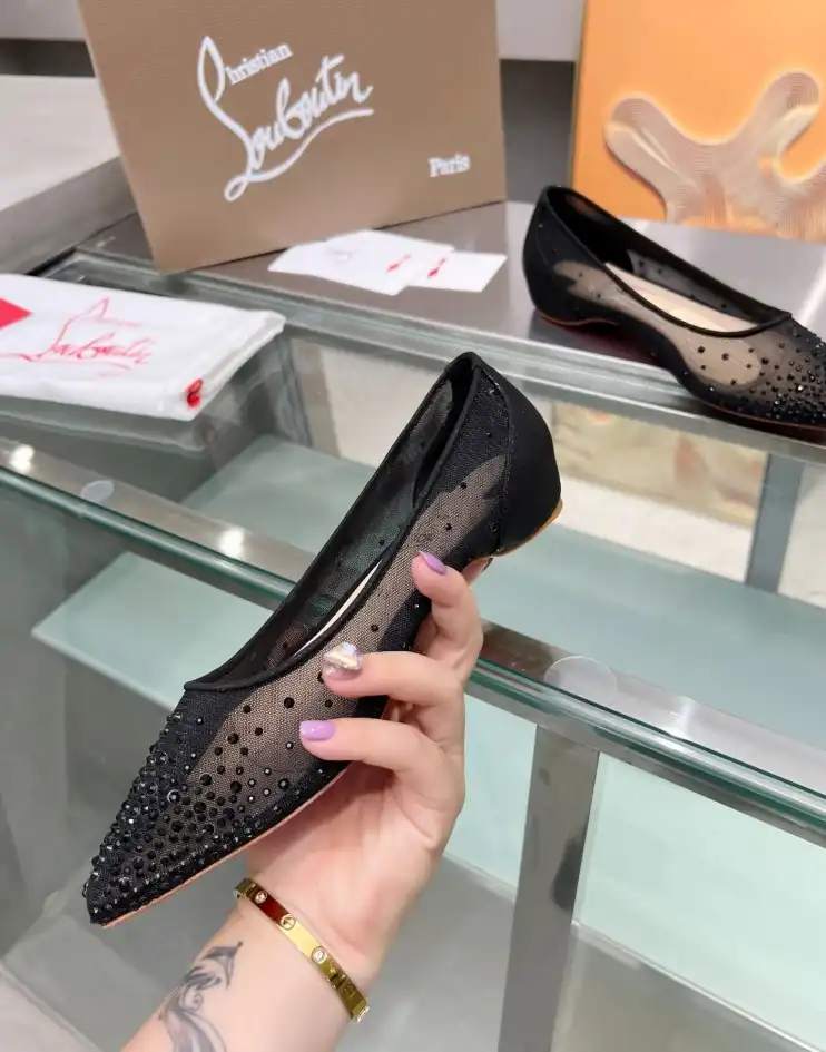 hype Christian Louboutin Flat Shoes