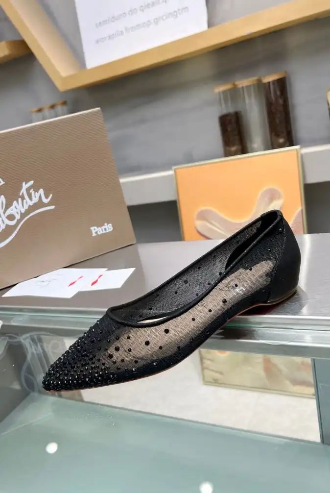 hype Christian Louboutin Flat Shoes