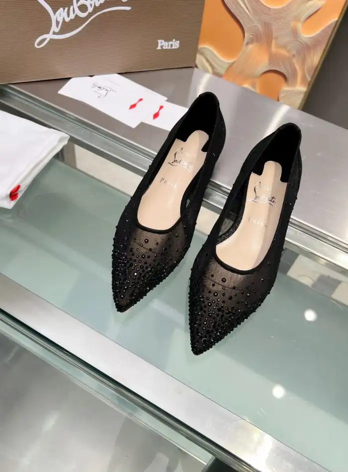 hype Christian Louboutin Flat Shoes