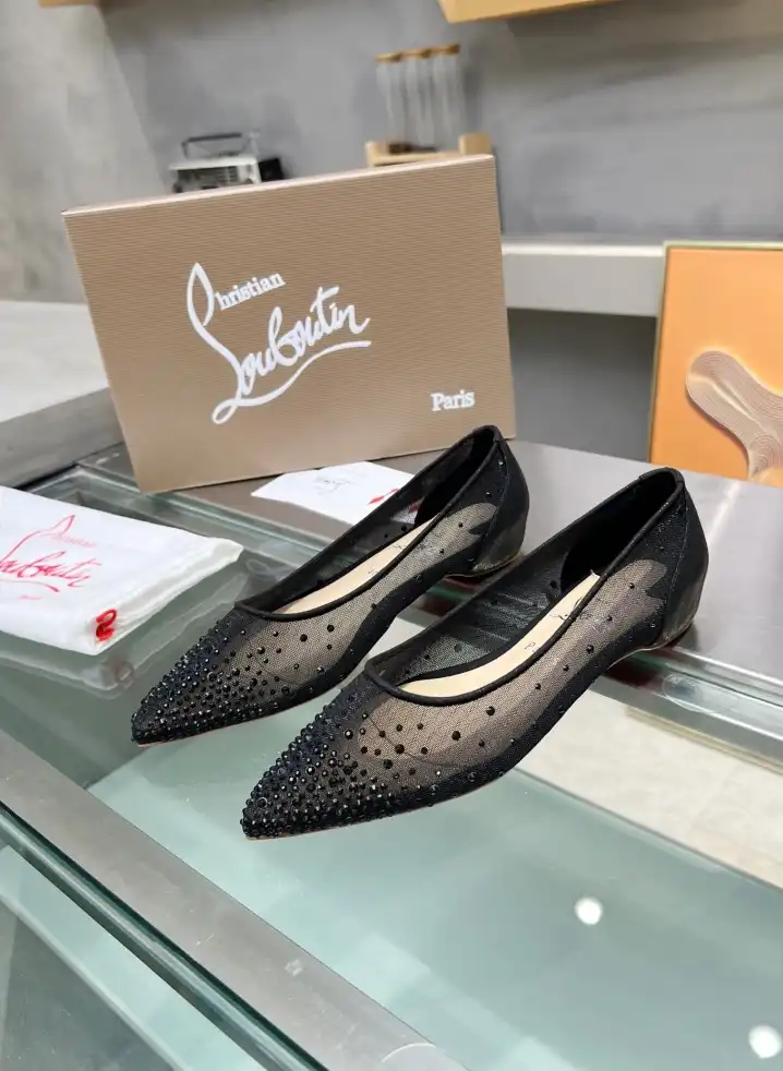 hype Christian Louboutin Flat Shoes